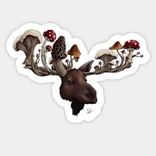 Mooseshroom Sticker